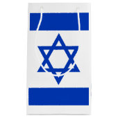 Petit Sac Cadeau Drapeau israélien avec étoile de David, Patriots S (Devant)
