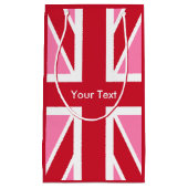 Petit Sac Cadeau Drapeau rose du Royaume-Uni (Devant)