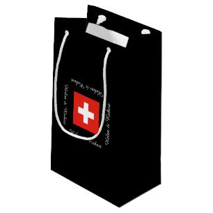 Petit Sac Cadeau Drapeau suisse