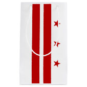Petit Sac Cadeau Drapeau Washington DC (Devant)