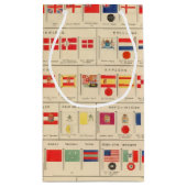 Petit Sac Cadeau Drapeaux, insignes (Dos)