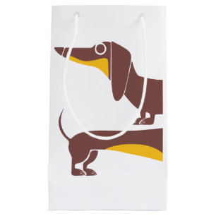 Petit Sac Cadeau Drôle mignon dachshund pour parent chien long