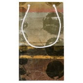 Petit Sac Cadeau Droplets verts circulaires (Dos)