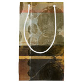 Petit Sac Cadeau Droplets verts circulaires (Devant)