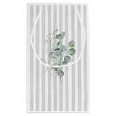 Petit Sac Cadeau Dusty Blue Baby Carriage Custom Sign (Dos)