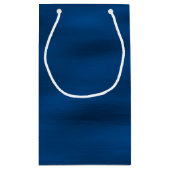 Petit Sac Cadeau Eau Bleue Foncé Ondes (Dos)