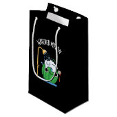 Petit Sac Cadeau Eau Melon Funny Watermelon Pun Dark BG (Devant Angle)