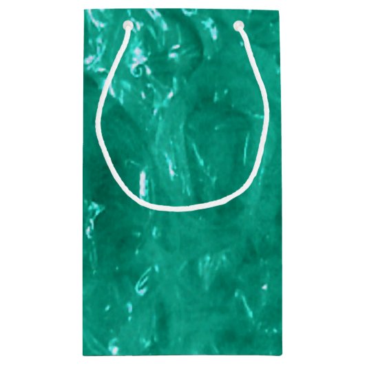 Petit Sac Cadeau Eau Potable Verte De La Mer (Dos)