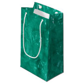 Petit Sac Cadeau Eau Potable Verte De La Mer (Devant Angle)