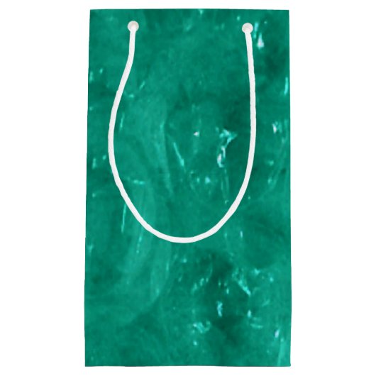 Petit Sac Cadeau Eau Potable Verte De La Mer (Devant)
