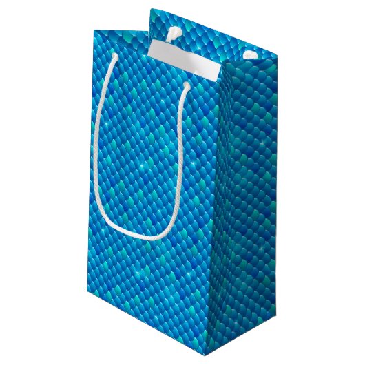 Petit Sac Cadeau échelles de poissons de rivière (Dos Angle)