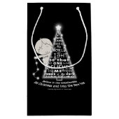 Petit Sac Cadeau Éclairage de l'arbre (Dos)