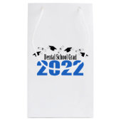 Petit Sac Cadeau École dentaire Grad 2022 Graduation (bleu) (Dos)
