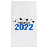 Petit Sac Cadeau École dentaire Grad 2022 Graduation (bleu) (Devant)