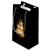 Petit Sac Cadeau Écran Luminaire Snowman (Dos Angle)