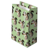 Petit Sac Cadeau Écureuil (Dos Angle)
