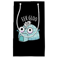 Eek-gloo Igloo Drôle de Pun Fond Sombre
