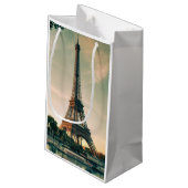 Petit Sac Cadeau Eiffel tour lancer oreiller (Dos Angle)