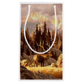 Petit Sac Cadeau Élans Taureau (Devant)