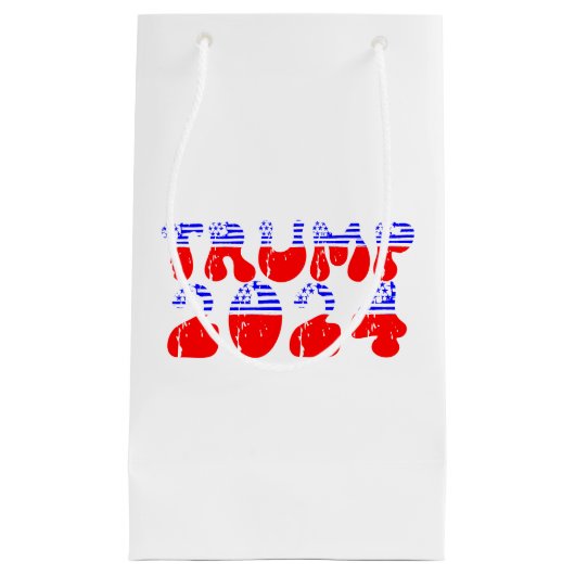 Petit Sac Cadeau Élections Super rétrogrades et patriotiques de Tru (Devant)