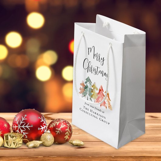 Petit Sac Cadeau Élégant Business Joyeux Noël