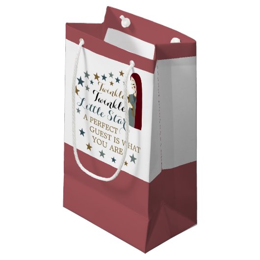 Petit Sac Cadeau Élégant décrochage étoiles, Baby shower Favoriser (Devant Angle)