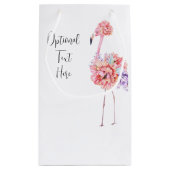Petit Sac Cadeau Elegant Flamingo Gift Bag (Dos)