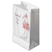 Petit Sac Cadeau Elegant Flamingo Gift Bag (Devant Angle)
