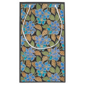 Petit Sac Cadeau Élégant Fleur Bleu Périwinkle Floral Classic (Dos)