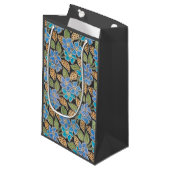 Petit Sac Cadeau Élégant Fleur Bleu Périwinkle Floral Classic (Devant Angle)
