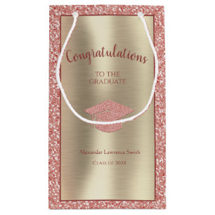 Petit Sac Cadeau Elegant Graduation Class of 2023 Congratulations
