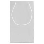 Petit Sac Cadeau Élégant Gray Joyeux Noël (Dos)