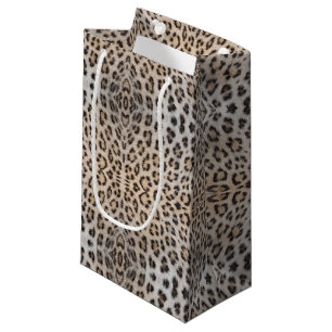 Petit Sac Cadeau Elégant léopard peau poster de animal motif chic
