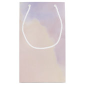 Petit Sac Cadeau Élégant Mariage floral violet (Dos)