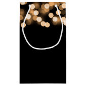 Petit Sac Cadeau Elégant Merci Mariage Gold Hollywood Glam (Dos)