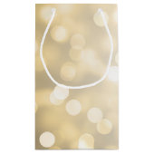 Petit Sac Cadeau Élégant Merci Mariage Gold Parties scintillant Lum (Dos)