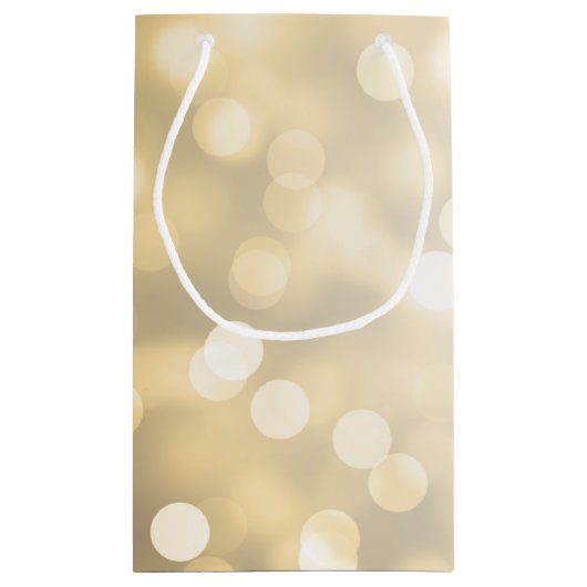 Petit Sac Cadeau Élégant Merci Mariage Gold Parties scintillant Lum (Dos)