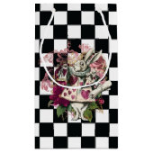 Petit Sac Cadeau Elégante Alice moderne au pays des merveilles Lapi (Dos)