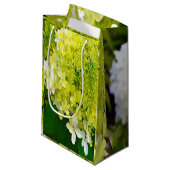 Petit Sac Cadeau Élégante Chartreuse Vert Limelight Hydrangea (Devant Angle)