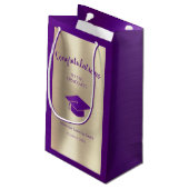 Petit Sac Cadeau Élégante Classe de Graduation de 2022 Félicitation (Dos Angle)