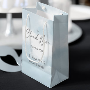 Petit Sac Cadeau Elle est sur le nuage neuf nuptiale de la douche