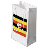 Petit Sac Cadeau Emblème du drapeau ougandais (Dos Angle)