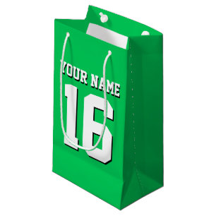 Petit Sac Cadeau Emerald Green Sports Jersey Team Jersey