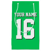 Petit Sac Cadeau Emerald Green Sports Jersey Team Jersey (Devant)