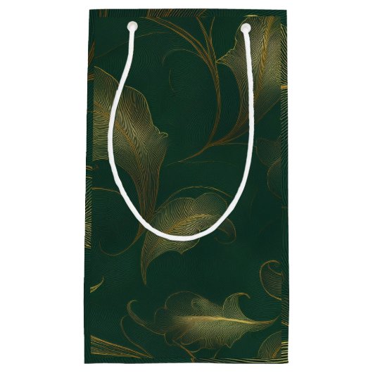 Petit Sac Cadeau Émeraude (Devant)