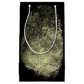 Petit Sac Cadeau Empreinte digitale renversée de boucle (Devant)