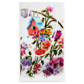 PETIT SAC CADEAU EMPREINTES DE PATTES BIRD HOUSE (Dos)