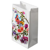 PETIT SAC CADEAU EMPREINTES DE PATTES BIRD HOUSE (Dos Angle)