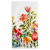 PETIT SAC CADEAU EMPREINTES DE PATTES DERRIÈRE LA CLÔTURE (Dos)