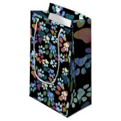 Petit Sac Cadeau Empreintes Partout (Devant Angle)